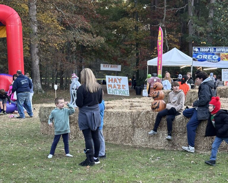 Hay Maze on Pumpkin Street at Operation Halloween